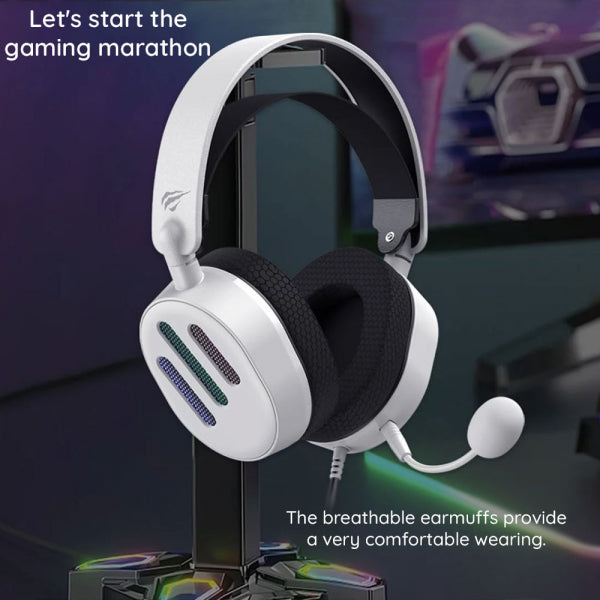 Havit Gaming USB Headset H20338U, RGB, 2m, Black