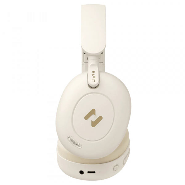 Havit Handsfree Bluetooth MultiPoint H655BT Pro, Beige