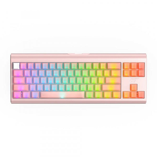 Havit Wired Gaming Keyboard KB896L, RGB, 1.2m, Pink