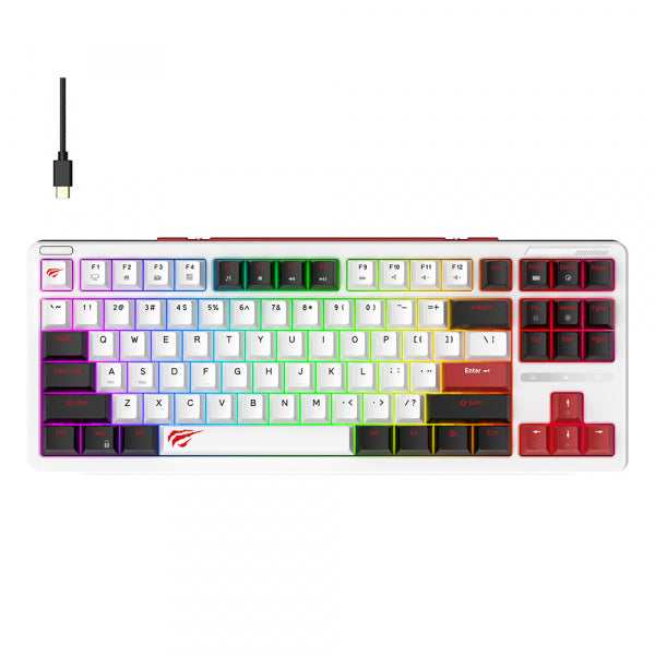 Havit Wired Gaming Keyboard KB902L, RGB, 1.8m, Multicolor
