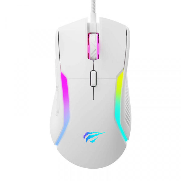 Havit Wired Gaming Mouse MS1033, RGB, 800DPI - 8000DPI, White