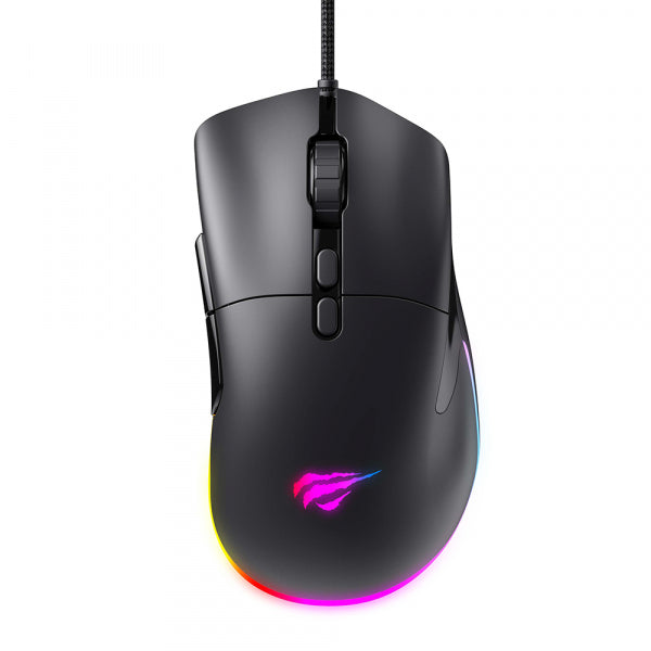 Havit Wired Gaming Mouse MS954, 800DPI - 12000DPI, 1.6m, Black