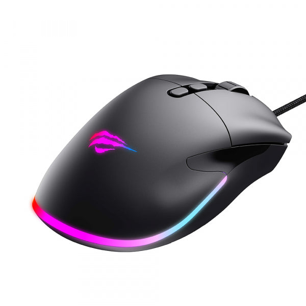 Havit Wired Gaming Mouse MS954, 800DPI - 12000DPI, 1.6m, Black