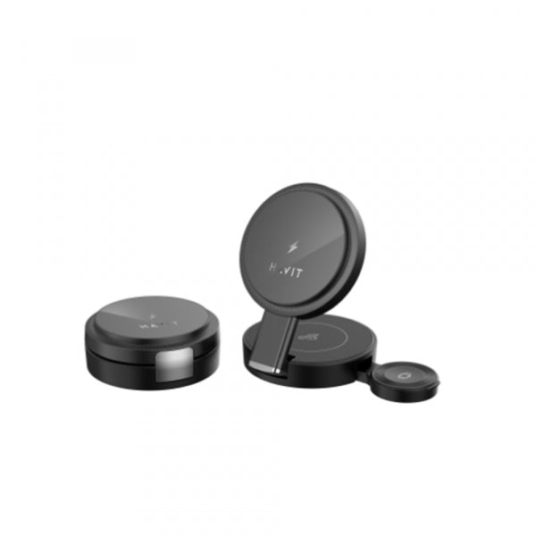 Havit Wireless Charger W3100 3in1, 15W, 1.67A, Black