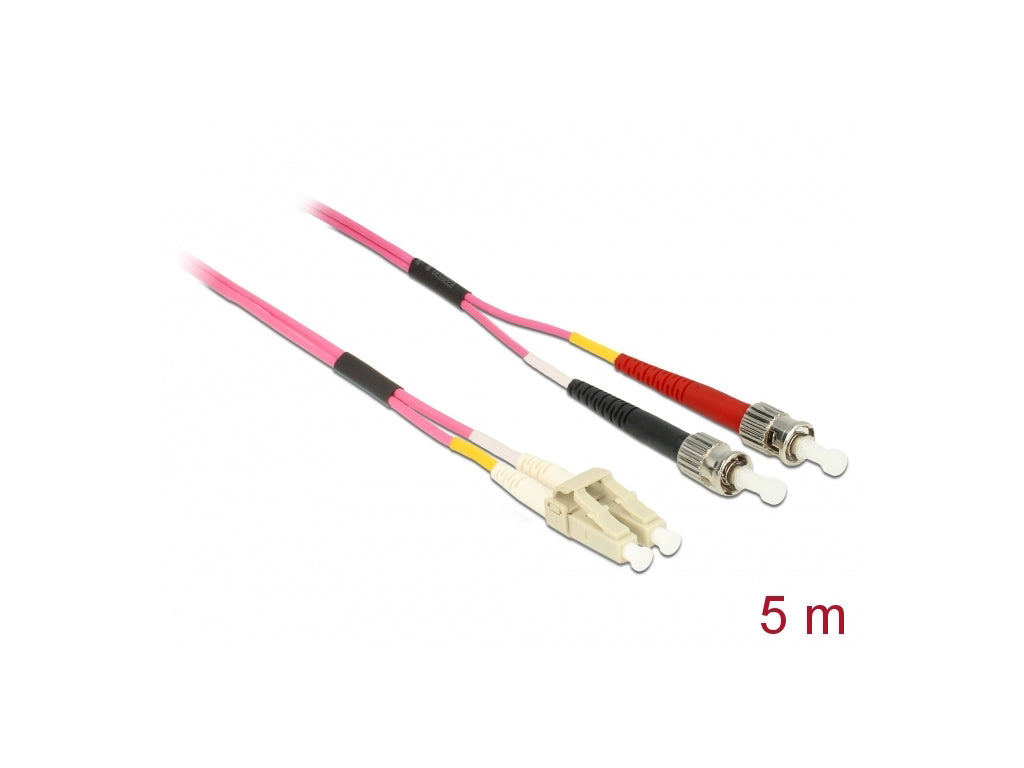 Delock Kabel Lichtwellenleiter LC > ST Multimode OM4 5 m