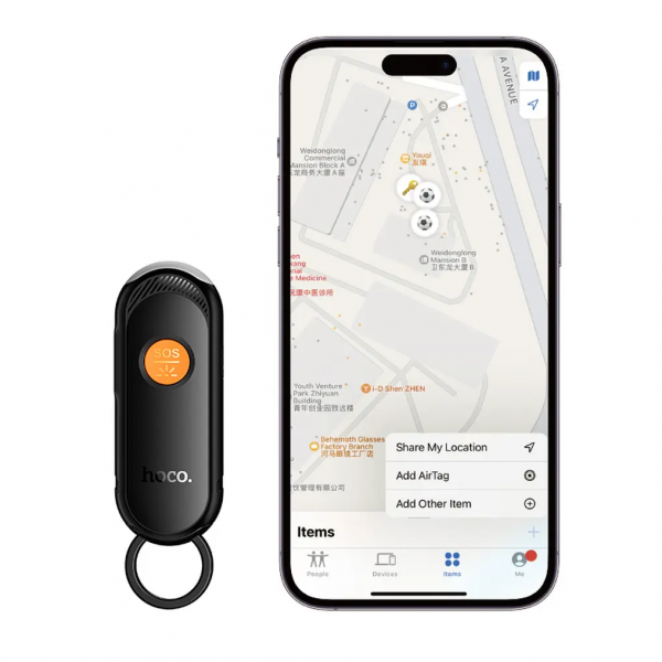 Hoco SmartTag E99 Flash for iOS Series, Black
