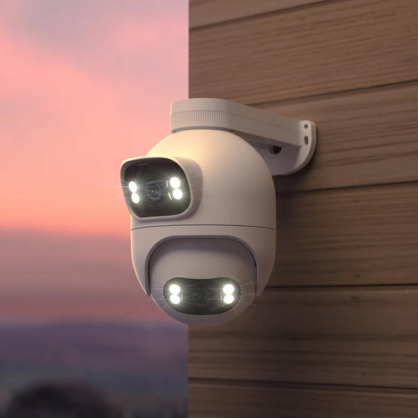 iMILAB Home Security Camera EC6 Dual, Wi-Fi, 2K, IP66, Outdoor, White CMSXJ68A