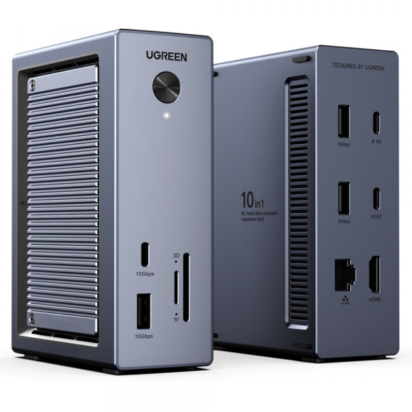 Ugreen Hub CM923 (55735), 10in1, Grey