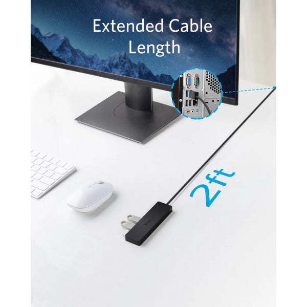 Anker USB Hub 4 x USB-A 3.0, Black A7516016