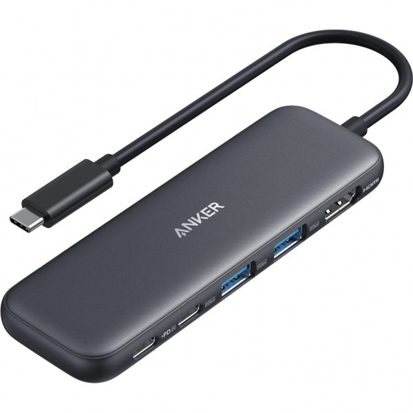 Anker USB-C Hub 332, 2 x USB-A - 2 x USB-C - 1 x HDMI, Grey A8355H11