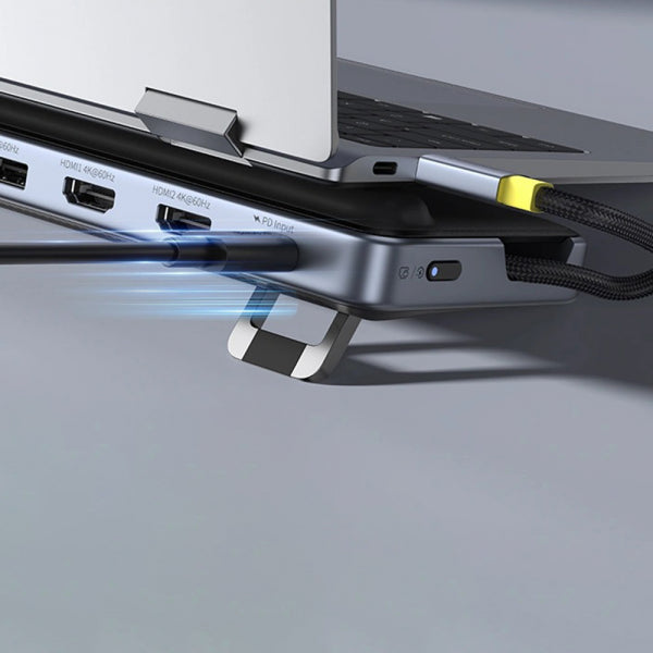 Baseus USB-C Hub EliteJoy EH3, 12in1, Grey B0114200