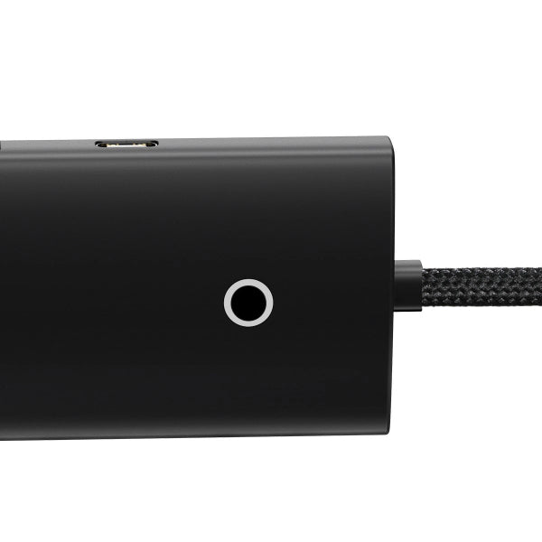 Baseus USB-C Hub Lite, 4 x USB-A 3.0, 1m, Black WKQX030401