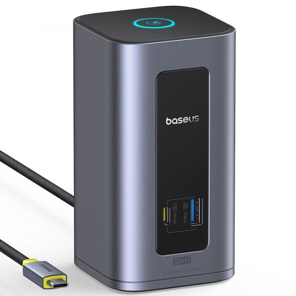 Baseus USB-C Hub Nomos NU1 Air Spacemate, 12in1, Grey B0114400
