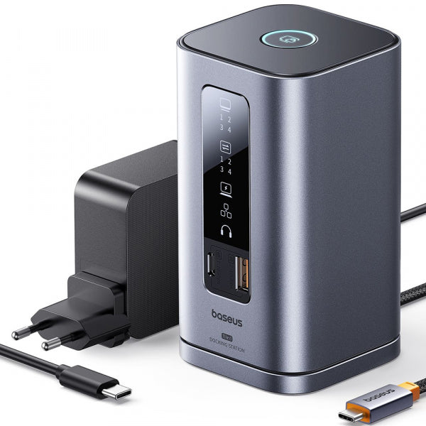 Baseus USB-C Hub SpaceMate, 11in1, Grey B0112701