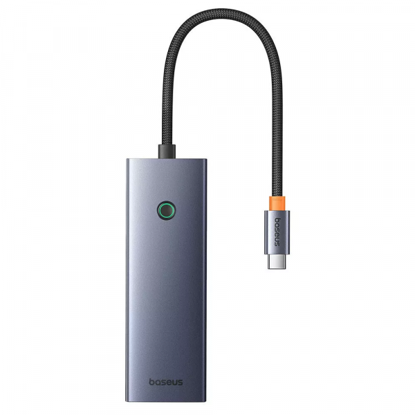 Baseus USB-C Hub UltraJoy, 3 x USB-A 3.0 - 1 x USB-C - 1 x HDMI - 1 x SD - 1 x microSD, Grey B00052803811-03