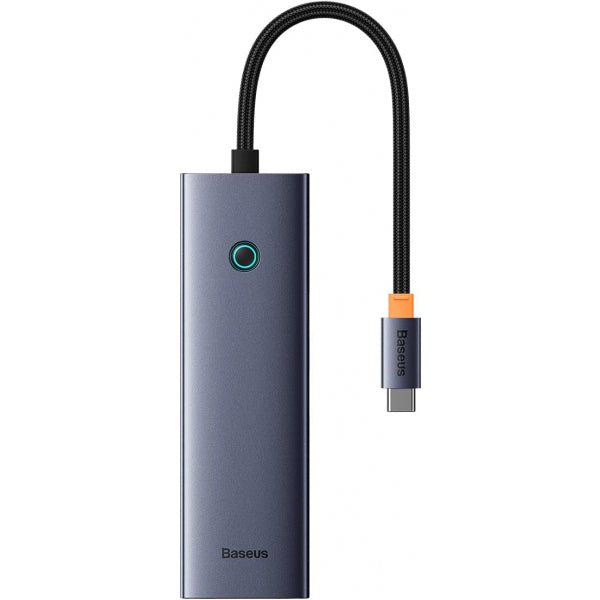 Baseus USB-C Hub UltraJoy, 2 x USB-A 3.0 - 1 x USB-C - 1 x HDMI - 1 x RJ45 - 1 x SD - 1 x microSD, Grey B00052805813-00