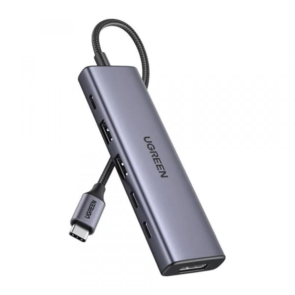 Ugreen USB-C Hub CM511 (75586), 6in1, Grey