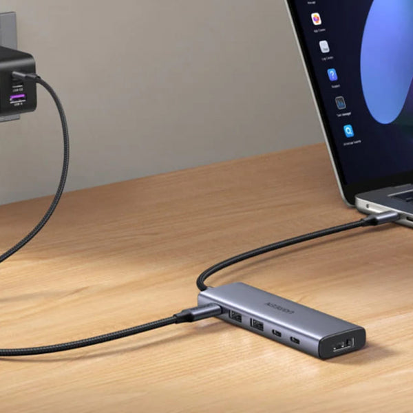 Ugreen USB-C Hub CM511 (75586), 6in1, Grey
