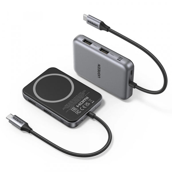 Ugreen USB-C Hub CM896 (65759), 7in1, Grey