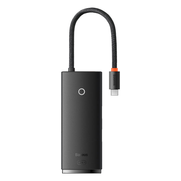 Baseus USB-C Hub Lite, 2 x USB-A 3.0 - 1 x USB-C - 1 x HDMI - 1 x SD - 1 x microSD, Black WKQX050101