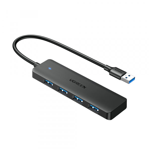 Ugreen USB Hub CM219 (25851), 4 x USB-A 3.0, Black