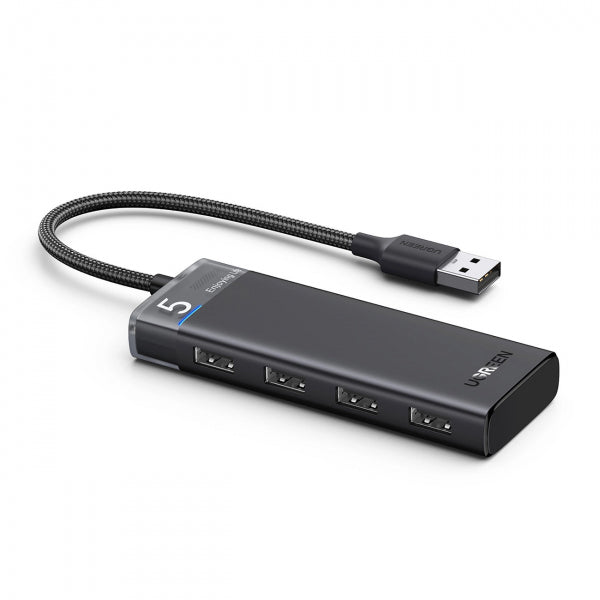 Ugreen USB Hub CM653, 4 x USB-A 3.0, Black