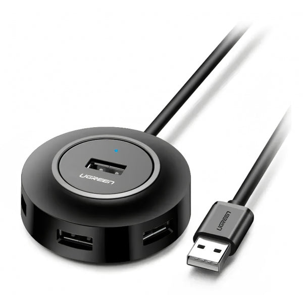 Ugreen USB Hub CR106, 4 x USB-A, 1m, Black