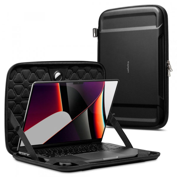 Spigen Case Rugged Armor for 13inch - 14inch Laptop, Black AFA04270