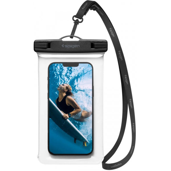 Spigen Waterproof Phone Pouch Case A601 for max. 8.2inch Phone, Transparent AMP04526