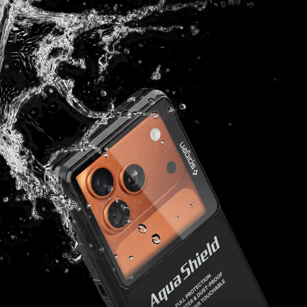 Spigen Waterproof Phone Pouch Case Aqua Shield A604 for max. 6.9inch Phone, Black ACS11675