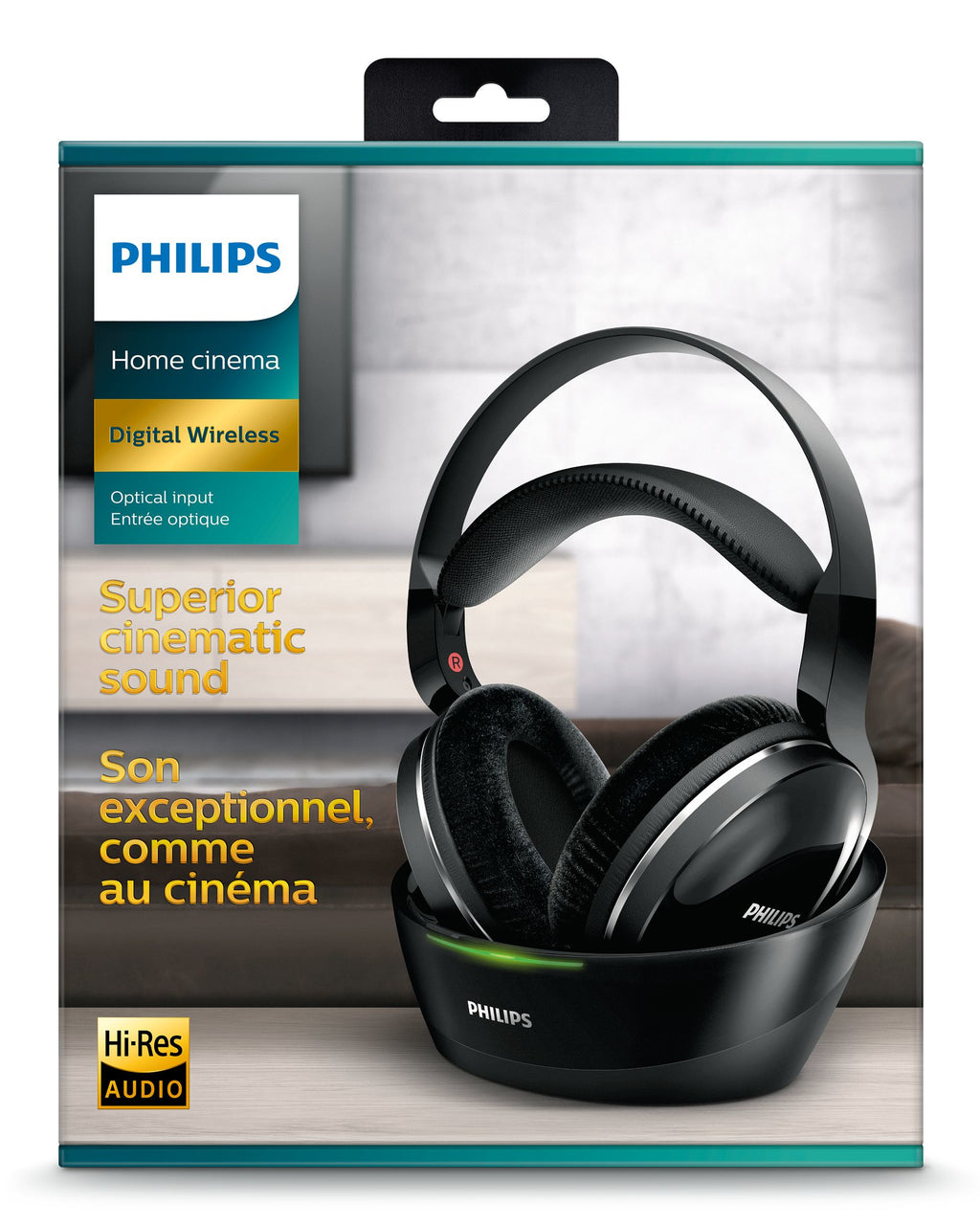 Philips Casque sans fil pour téléviseur SHD8850/12