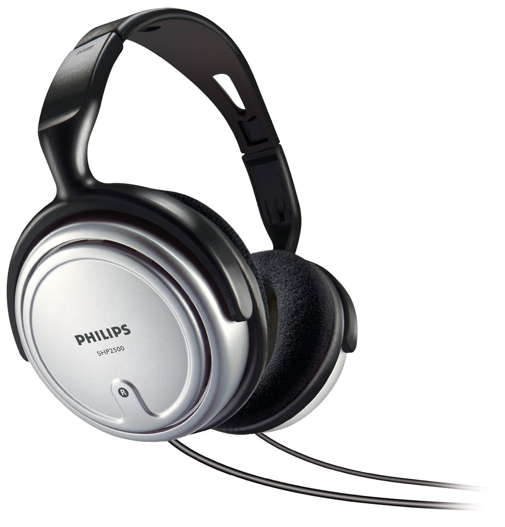 Philips SHP2500/00 casque Casques Avec fil Arceau Musique Noir, Argent