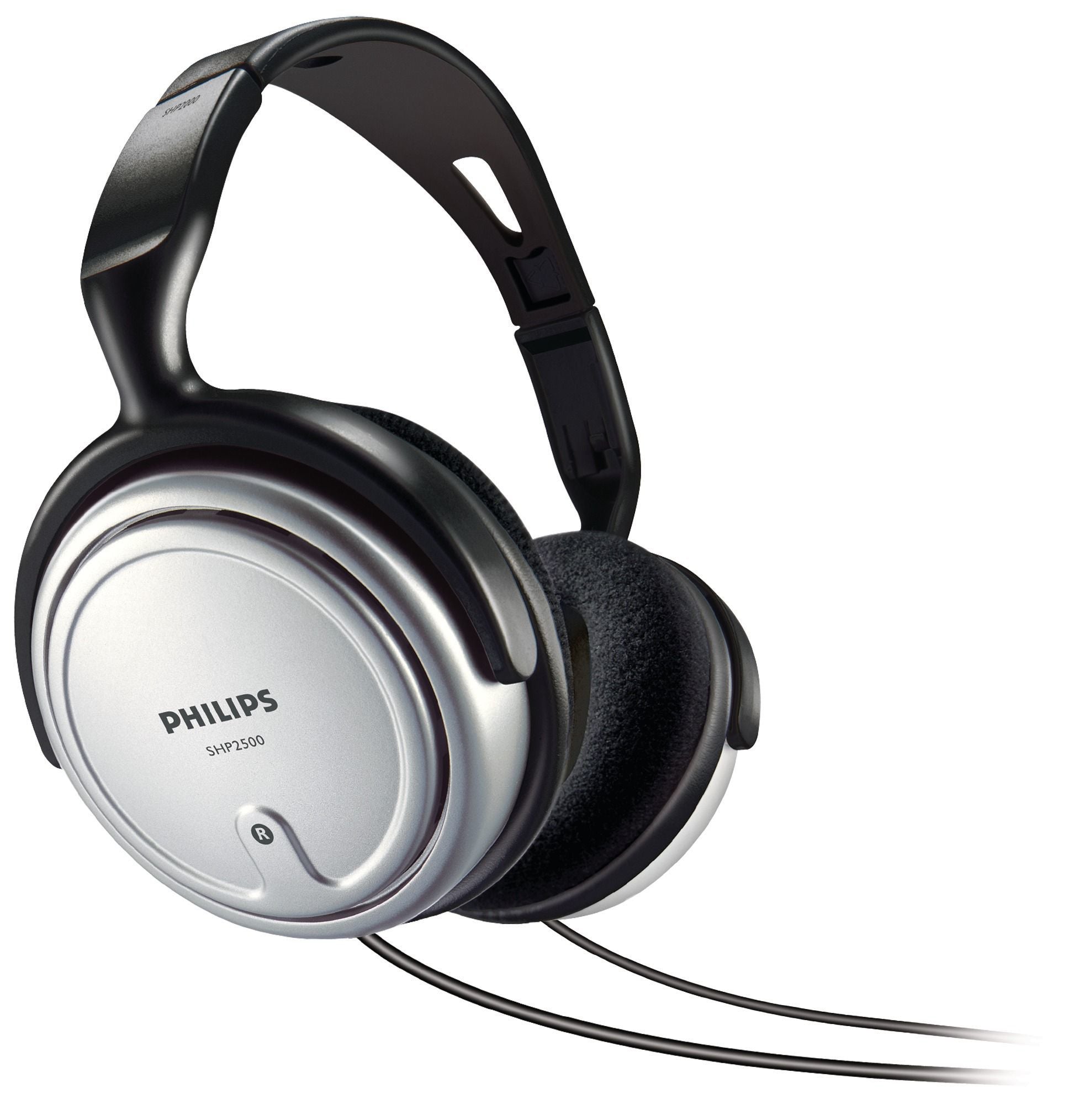 Philips SHP2500/00 casque Casques Avec fil Arceau Musique Noir, Argent