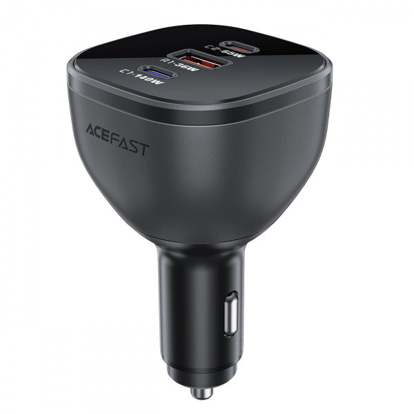 Acefast Car Charger B14, 165W, 5A, 1 x USB-A - 2 x USB-C, Black