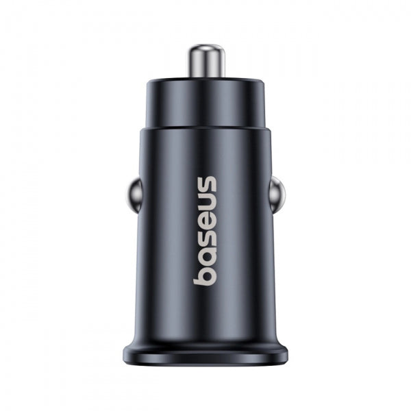 Baseus Car Charger GoTrip, 30W, 3A, 1 x USB-A - 1 x USB-C, Black C00072300123-00
