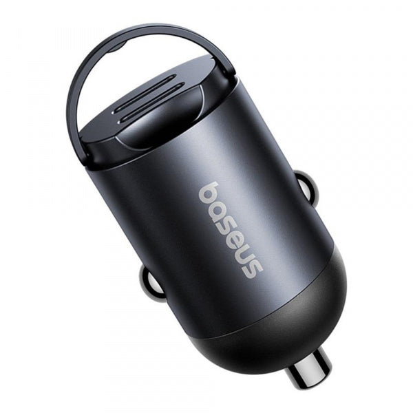 Baseus Car Charger Tiny Star, 30W, 3A, 2 x USB-C, Black C00035001121-03