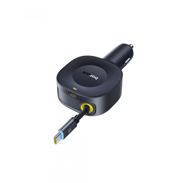Baseus Car Charger PrimeTrip VR2, 30W, 3A, 1 x USB-C, with USB-C Cable, Black C0206400