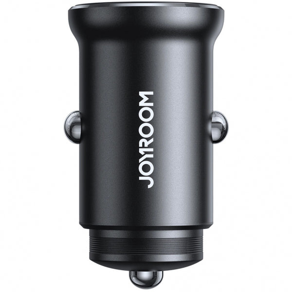 Joyroom Car Charger JR-CCN06, 30W, 3A, 2 x USB-C, Black
