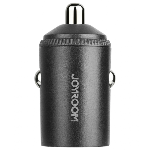 Joyroom Car Charger JR-CCN18, 65W, 1 x USB-A - 1 x USB-C, Black