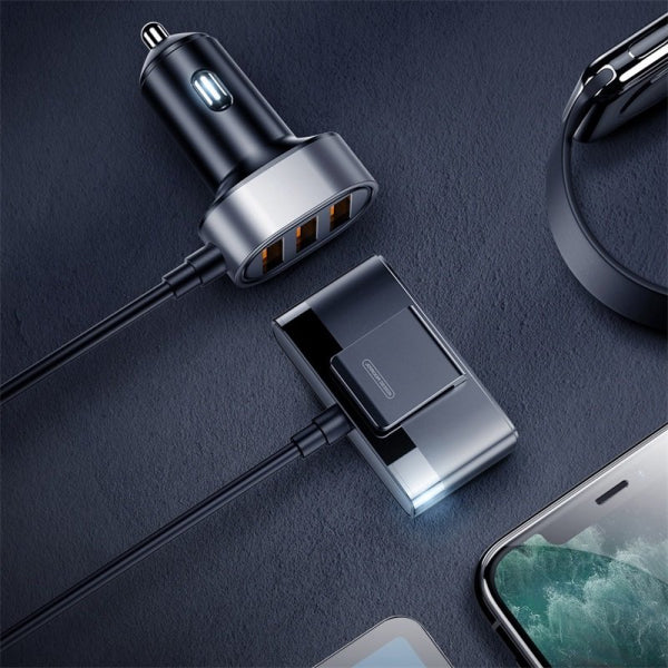 Joyroom Car Charger JR-CL03, 21W, 2.1A, 5 x USB-A, Black
