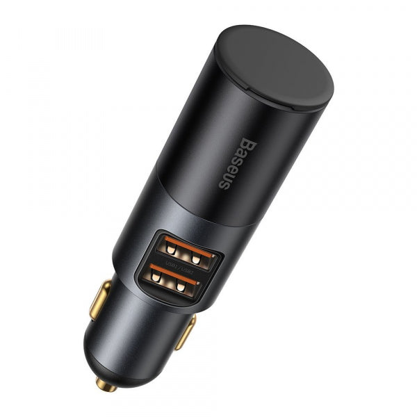 Baseus Car Charger Share Together, 120W, 3A, 2 x USB-A - 1 x Extender, Black CCBT-D0G