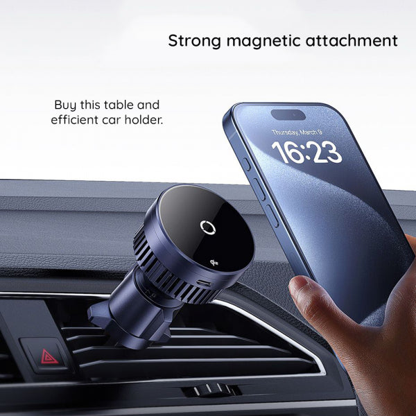Baseus Wireless Car Charger MagPro, 15W, 1.67A, Black C40164100121-01