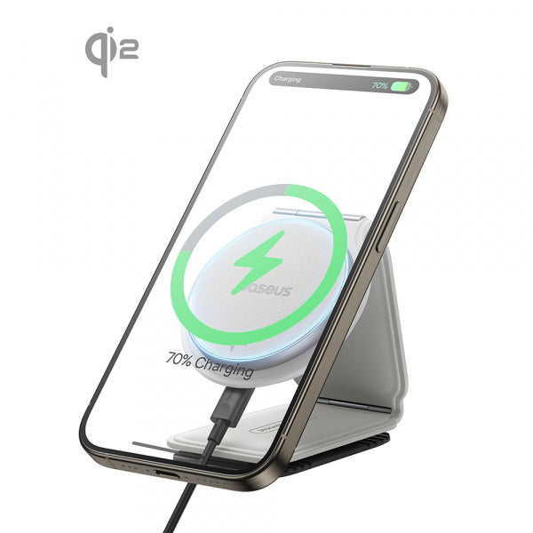 Baseus Wireless Car Charger PrimeTrip C02, 15W, 1.67A, Silver C40169003211-00