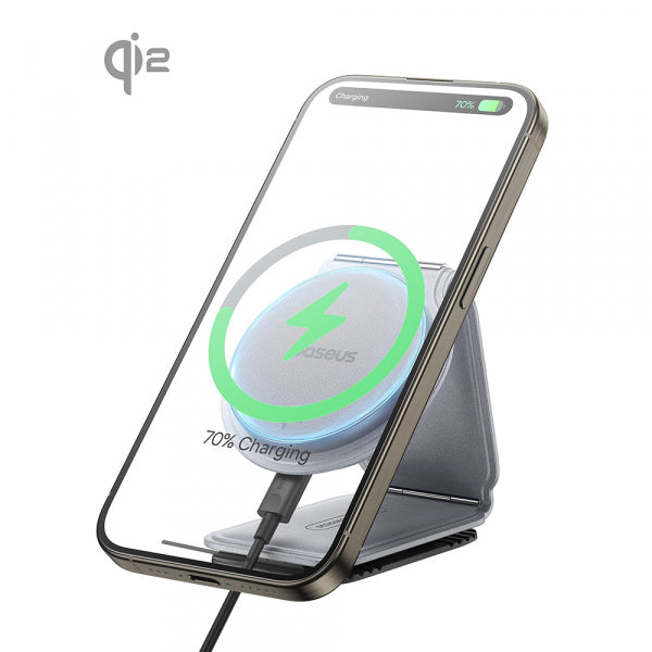Baseus Wireless Car Charger PrimeTrip C02, 15W, 1.67A, Grey C40169003831-00