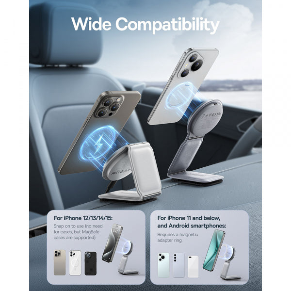 Baseus Wireless Car Charger PrimeTrip C02, 15W, 1.67A, Grey C40169003831-00