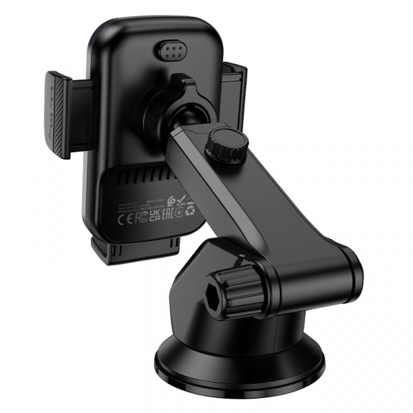 Borofone Wireless Car Charger BH222 Leading, 15W, 1.67A, Black