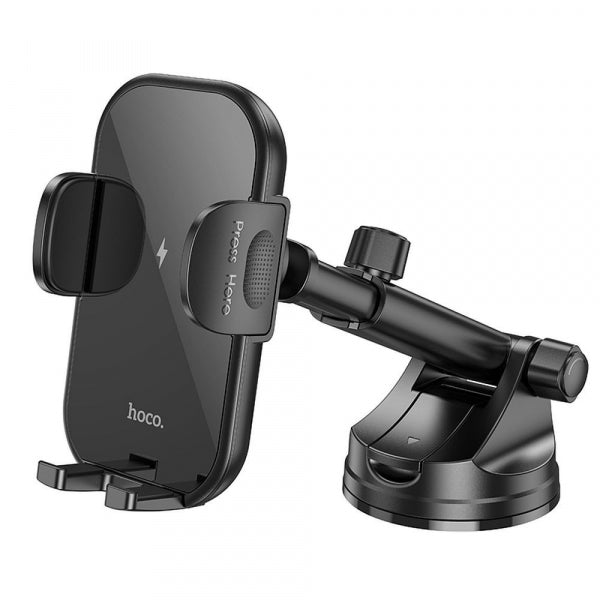 Hoco Wireless Car Charger HW5, 15W, 1.67A, Black