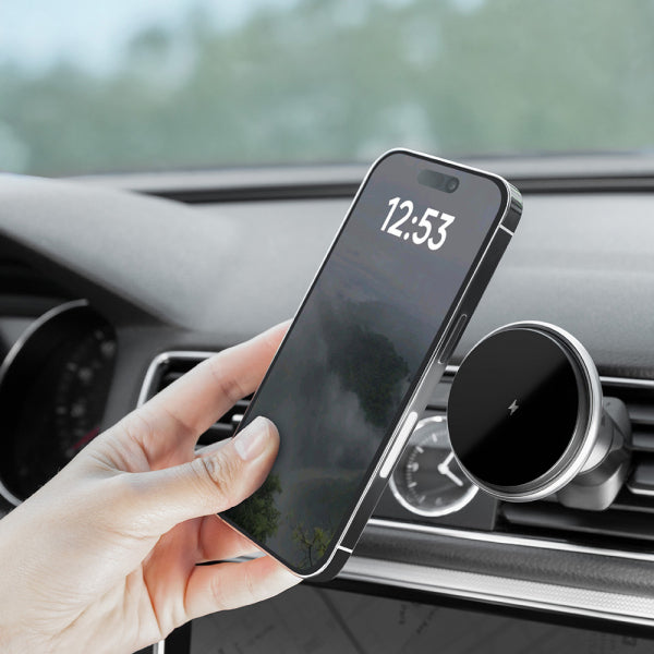 Proove Wireless Car Charger Magic Circle, 15W, 1.67A, Silver WHMC15020006