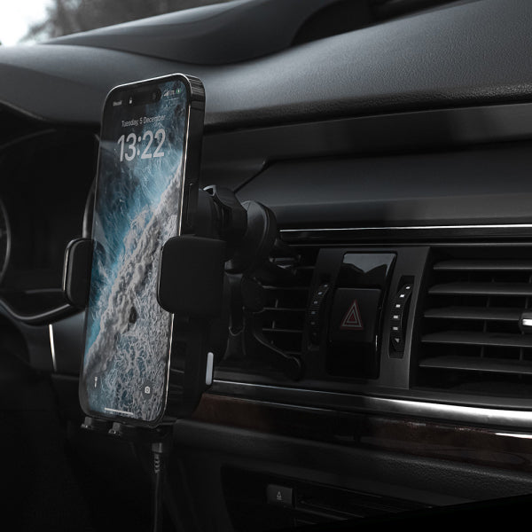 Proove Wireless Car Charger Triple Clamp, 15W, 1.67A, Black WHTC15010001
