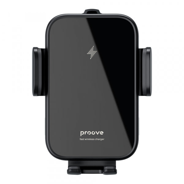 Proove Wireless Car Charger Triple Clamp, 15W, 1.67A, Black WHTC15010001